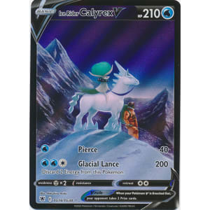 ポケモンカードゲーム Ice Rider Calyrex V TG14/TG30 Amazon.com: Pokemon - Ice Rider Calyrex V - TG14/TG30